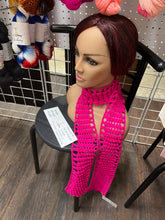 Load image into Gallery viewer, Wide Awake Scarf Crochet Pattern - One Hank Wonder