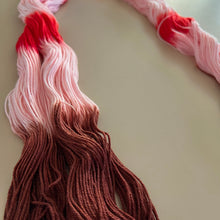 Load image into Gallery viewer, OOAK Variant of Sugar (Trial 10) Hand Dyed Superwash Merino Wool, Mulberry Silk and Cashmere Sock Yarn