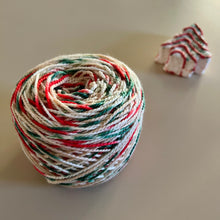 Load image into Gallery viewer, It’s Beginning to Look a Lot Like Christmas Hand Dyed 80% Superwash Merino Wool, 20% Baby Alpaca Worsted Yarn