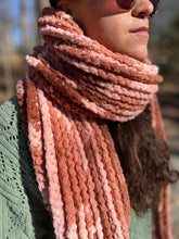 Load image into Gallery viewer, Something to Love Scarf Easy Crochet Pattern_ Version With Bernat Blanket Yarn