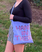 Load image into Gallery viewer, Hank in There Cross-Body Project Bag