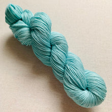 Load image into Gallery viewer, OOAK Variant (Trial 6) of Mother Big River Hand Dyed Superwash Merino Wool & Nylon Sparkle Sock Yarn