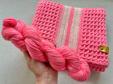 Load image into Gallery viewer, Yummy (Strawberry Sugar Wafer) Hand Dyed 100% Merino Wool Superwash Extra Soft DK Yarn