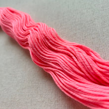 Load image into Gallery viewer, Yummy (Strawberry Sugar Wafer) Hand Dyed 100% Merino Wool Superwash Extra Soft DK Yarn