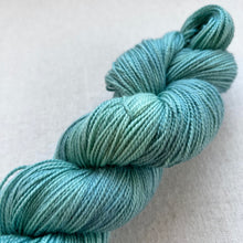 Load image into Gallery viewer, OOAK Variant (Trial 8) of the wind was blowing - Hand Dyed Merino Wool & Recycled Nylon Superwash Yarn
