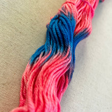 Load image into Gallery viewer, OOAK Variant (Trial 5) of Donut Go Breaking My Heart Hand Dyed Superwash Merino Wool Worsted Yarn