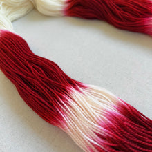 Load image into Gallery viewer, Velvet (Red Velvet Cake) Hand Dyed Merino Wool & Recycled Nylon Superwash Sock/Fingering Yarn