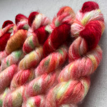 Load image into Gallery viewer, Phat Butt Hand Dyed 70% Superkid Mohair, 30% Mulberry Silk Yarn