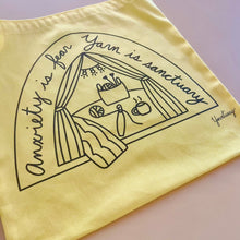 Load image into Gallery viewer, Yarn is Sanctuary Cross-Body Project Bag