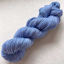 Load image into Gallery viewer, OOAK Variant of Blue Jeans (Trial 5) Hand Dyed Merino Wool Superwash DK Yarn