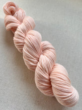 Load image into Gallery viewer, The Middle (Cream in Middle of Strawberry Sugar Wafer) Hand Dyed 100% Merino Wool Superwash Extra Soft DK Yarn