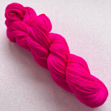 Load image into Gallery viewer, OOAK Variant (Trial 6) of We Got the Beet - Hand Dyed Merino Wool & Recycled Nylon Superwash Yarn