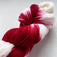 Load image into Gallery viewer, OOAK Variant (Trial 6) of Velvet -  Hand Dyed Merino Wool, Cashmere and Nylon Superwash Sock/Fingering Yarn