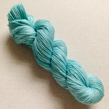 Load image into Gallery viewer, OOAK Variant (Trial 6) of Mother Big River Hand Dyed Superwash Merino Wool & Nylon Sparkle Sock Yarn