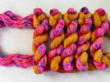 Load image into Gallery viewer, Donut Go Breaking My Heart Hand Dyed Superwash Merino Wool Worsted Yarn
