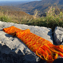 Load image into Gallery viewer, Falling Scarf Crochet Pattern - Sock/Fingering Weight Yarn - One Hank Wonder