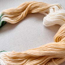 Load image into Gallery viewer, OOAK Variant of It’s Beginning to Look a Lot Like Christmas (Trial 17) Hand Dyed Merino Wool, Cashmere and Nylon Superwash Sock/Fingering Yarn