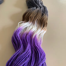 Load image into Gallery viewer, Amethyst Hand Dyed Superwash Merino Wool & Nylon Sparkle Sock Yarn