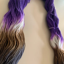 Load image into Gallery viewer, Amethyst Hand Dyed Superwash Merino Wool & Nylon Sparkle Sock Yarn
