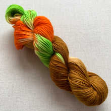 Load image into Gallery viewer, OOAK Variant of 24Carrot Magic (Trial 2) - Hand Dyed Superwash 100% Bluefaced Leicester Sock Yarn