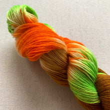 Load image into Gallery viewer, OOAK Variant of 24Carrot Magic (Trial 2) - Hand Dyed Superwash 100% Bluefaced Leicester Sock Yarn