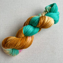 Load image into Gallery viewer, OOAK Variant (Trial 22) of Knee Deep Hand Dyed Superwash Merino Wool, Cashmere & Nylon Sock Yarn