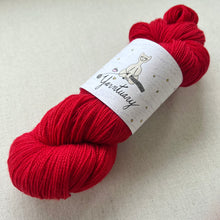 Load image into Gallery viewer, OOAK Variant of Raspberry Beret Beret (Trial 18) Merino Wool & Recycled Nylon Superwash Yarn