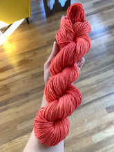 Load image into Gallery viewer, OOAK Variant of Hot Stuff (Flamin’ Hot Cheetos) Mohair, Wool and Acrylic DK Yarn