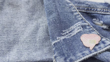 Load and play video in Gallery viewer, Stitchin’ Away Again Hard Enamel Pin