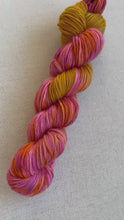 Load and play video in Gallery viewer, OOAK Variant (Trial 4) of Donut Go Breaking My Heart Hand Dyed Superwash Merino Wool Worsted Yarn