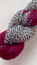 Load and play video in Gallery viewer, OOAK Variant (Trial 5) of Velvet -  Hand Dyed Marled Wool Yarn