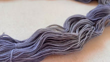 Load and play video in Gallery viewer, Blue Jeans - Acid Wash Lot - Hand Dyed Merino Wool & Recycled Nylon Superwash Yarn