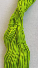 Load and play video in Gallery viewer, Diet Mountain Dew Hand Dyed 100% Merino Wool Superwash Extra Soft DK Yarn
