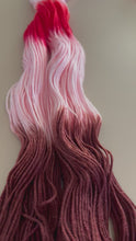 Load and play video in Gallery viewer, OOAK Variant of Sugar (Trial 10) Hand Dyed Superwash Merino Wool, Mulberry Silk and Cashmere Sock Yarn