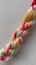 Load and play video in Gallery viewer, OOAK Variant (Trial 3) of Phat Butt - Hand Dyed Merino Wool & Recycled Nylon Superwash Yarn - Mini Hank