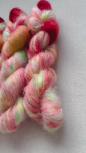 Load and play video in Gallery viewer, Phat Butt Hand Dyed 70% Superkid Mohair, 30% Mulberry Silk Yarn