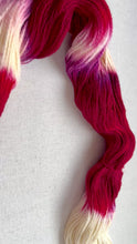 Load and play video in Gallery viewer, OOAK Variant (Trial 2) of Velvet Hand Dyed Superwash 100% Merino Wool Sock Yarn
