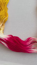 Load and play video in Gallery viewer, OOAK Variant (Trial 9) of Upside Down Hand Dyed Merino Wool & Nylon Superwash Yarn