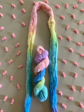 Load image into Gallery viewer, Sour Candy Hand Dyed Super Kid Mohair & Silk Yarn