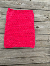Load image into Gallery viewer, She Smiled Sweetly Handmade Velvet Cowl in Hot Pink