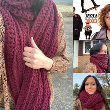 Load image into Gallery viewer, Never Tear Us Apart Scarf and Infinity Crochet Pattern