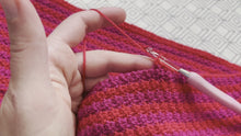 Load and play video in Gallery viewer, Raspberry Beret Hand Dyed Merino Wool & Nylon Superwash Yarn