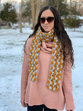 Load image into Gallery viewer, No Cars Go Crochet Scarf Pattern - Two Color Version