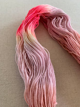 Load image into Gallery viewer, Moment 4 Life (Pink Champagne Cake) Hand Dyed Superwash Merino Wool & Nylon Sparkle Sock Yarn
