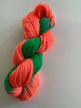 Load image into Gallery viewer, Chromatica I (Lady Gaga Oreos) - Hand Dyed Superwash 100% Merino Wool Sock Yarn