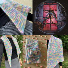 Load image into Gallery viewer, Sour Candy Shawl Crochet Pattern - One Hank Wonder