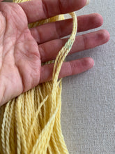 Load image into Gallery viewer, OOAK Variant (Trial 1) of Ewe, You Make Making Fun (Lemon Poundcake) - Hand Dyed Superwash 100% Merino Wool Sock Yarn