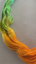 Load and play video in Gallery viewer, Lollipop Variant Batch (Trial 1) - Hand Dyed 100% Merino Wool Superwash Worsted Yarn