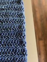 Load image into Gallery viewer, Never Tear Us Apart Cozy Handmade Cowl Hood in Blue Sky Twist