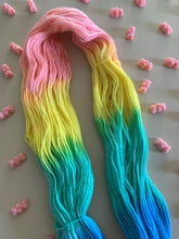 Load image into Gallery viewer, Sour Candy Hand Dyed Superwash 100% Merino Wool Sock Yarn